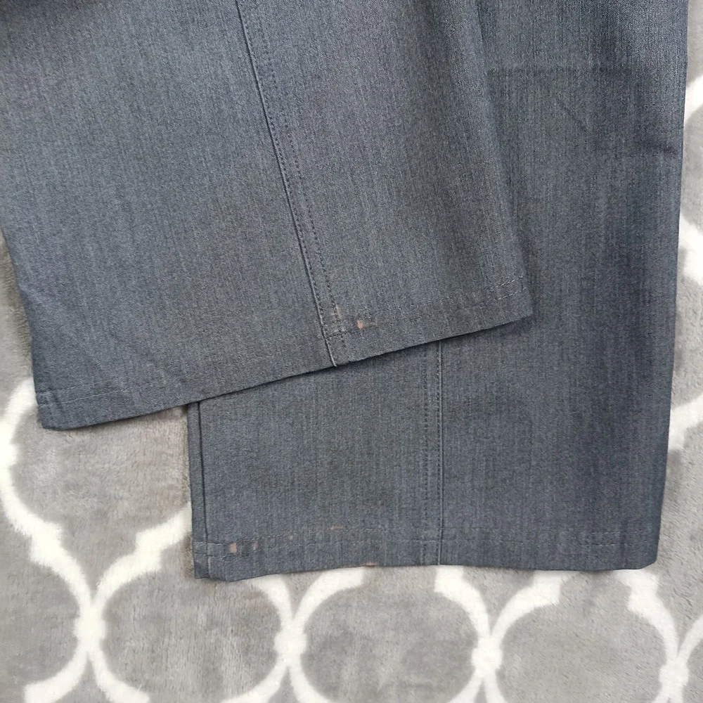 Figs Kade Cargo Scrub Pants Women Large Graphite Straight Leg Medical T21004